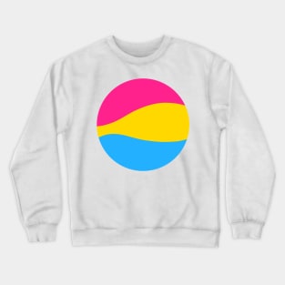 Pansexual Waves Circle Crewneck Sweatshirt